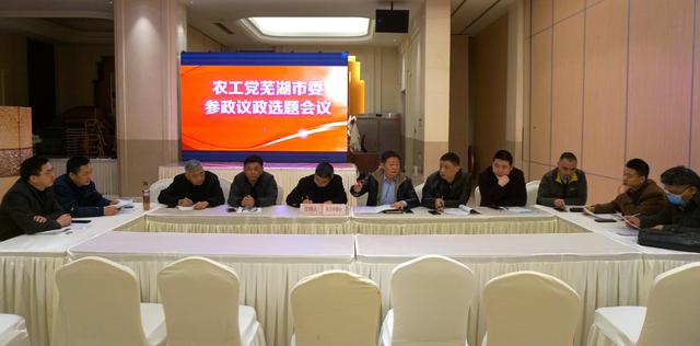 農工黨蕪湖市委召開2021年參政議政會議